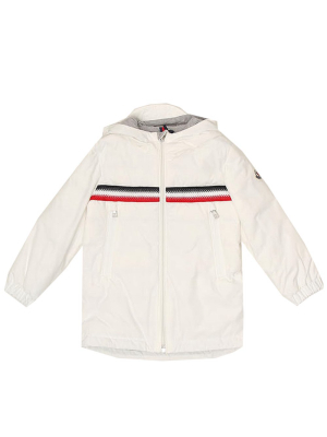 Moncler Enfant Striped Hooded Jacket