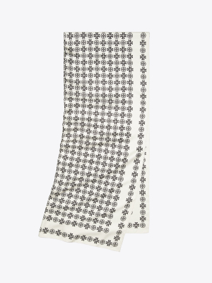 Reversible Logo Traveler Oblong Blanket Scarf