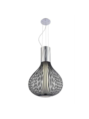 Modern Suspension Lamp - Black