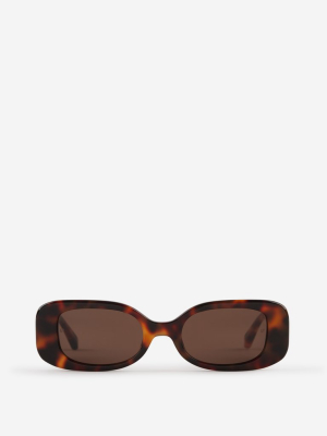 Linda Farrow Lola Rectangular Sunglasses