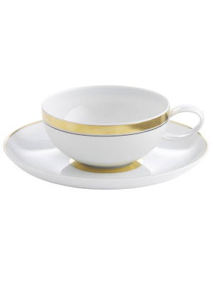 Vista Alegre Domo Gold Tea Cup And Saucer