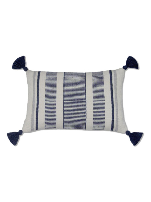 Pais Textil Blue Cierre Alpaca Pillow Cover