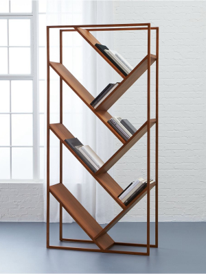 V Bookcase-room Divider