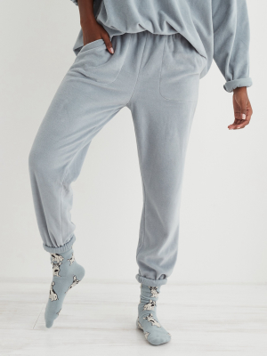 Aerie Real Obessed Velour Jogger