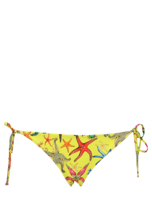 Versace Graphic Print Bikini Bottom