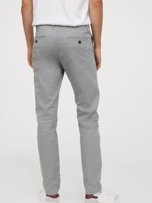 Skinny Fit Cotton Chinos