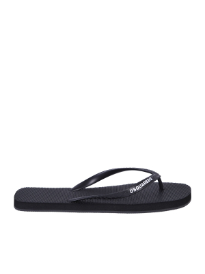 Dsquared2 Logo Thong Sandals