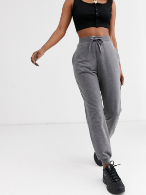 Asos Design Basic Jogger With Tie