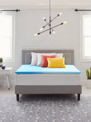 1.5" Gel Infused Memory Foam Mattress Topper - Comfort Revolution