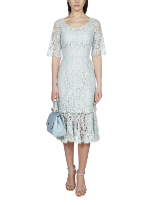 Dolce & Gabbana Lace Midi Dress