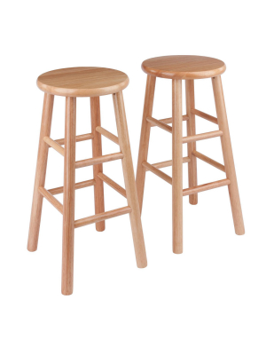 2pc 24" Tabby Counter Height Barstools Set - Winsome