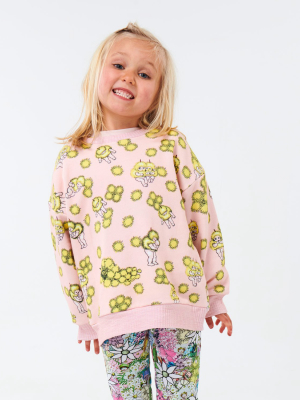 Wattle Dance Pink Sweater