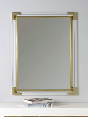 Brass Mirror With Plexi