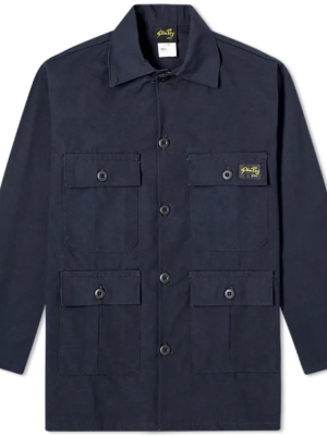 4 Pocket Jacket In Navy Ripstop