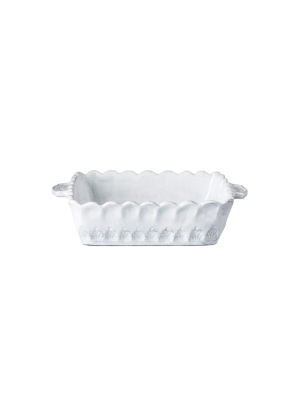 Vietri Incanto Lace Small Square Baking Dish