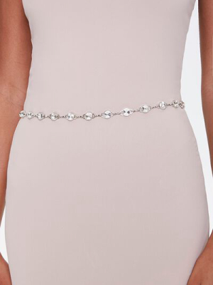 Faux Gem Chain Hip Belt