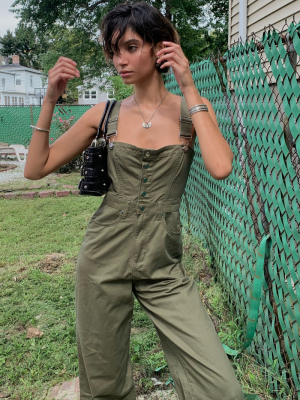 Weworewhat Bustier Button-front Jumpsuit