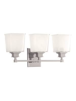 Berwick 3 Light Bath Bracket Polished Chrome