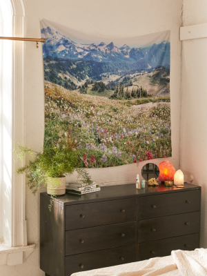 Hillary Murphy For Deny Wildflower Meadow Tapestry