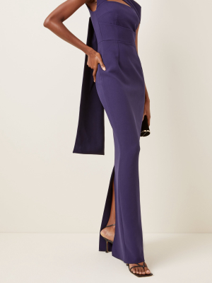 Graciela Crystal-embellished Heavy Crepe Gown