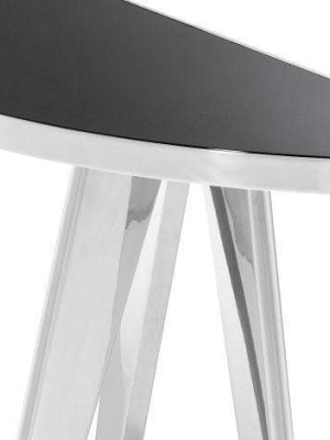 Eichholtz Aston Console Table - Silver & Black