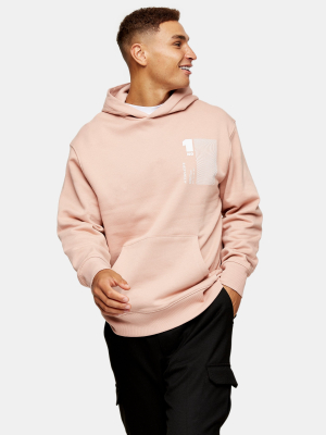 Pink Around Square Hoodie