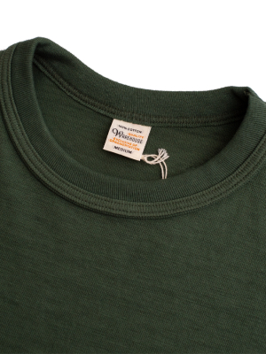 Lot 4601 - Slubby Cotton T-shirt - Green