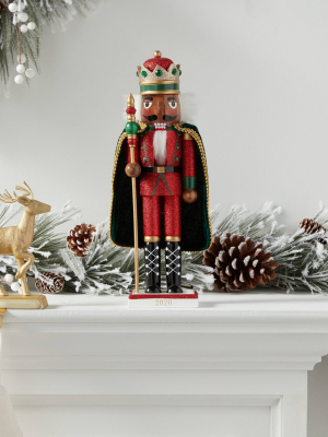 14" Cape Glitter Nutcracker - Wondershop™