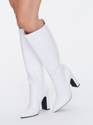 Knee-high Block Heel Boots