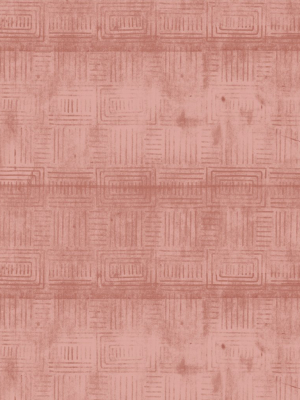 Layered Boho Wallpaper In Terracotta From The Wallpaper Republic Collection By Milton & King