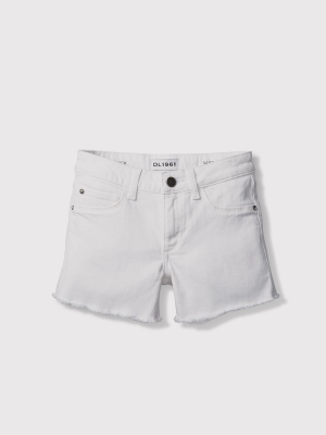 Dl1961 Premium Denim Lucy Cut Off Short- Snowcap