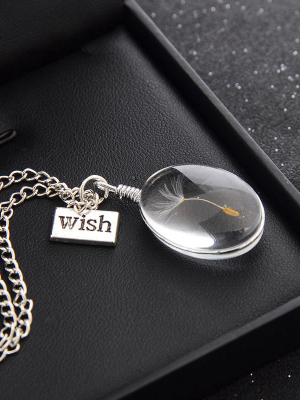 Wish Dandelion Necklace