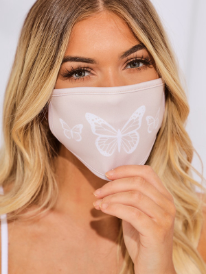 Stone Butterfly Face Mask