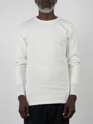 Cotton Thermal Shirts Made In Japan / White