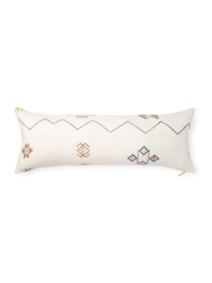 Ecru Cactus Silk - Lumbar Pillow