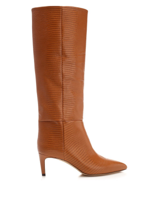 Paris Texas Knee-high Embossed Boots