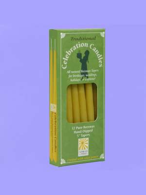 Beeswax Dipped Celebration Candles
