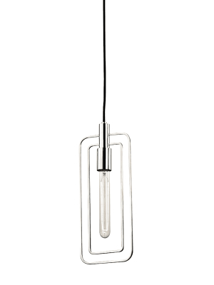 Masonville 1 Light Pendant Polished Nickel