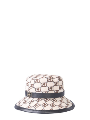 Alberta Ferretti Monogram Print Hat