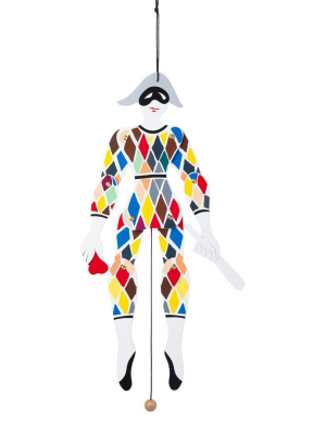 Jumping Jack Harlequin Figurine