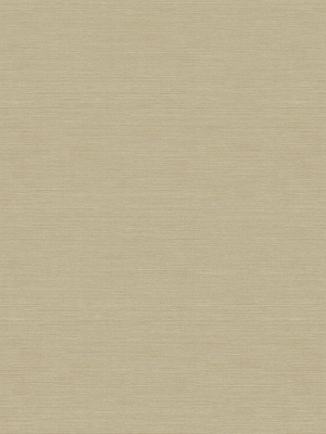 Coastal Hemp Wallpaper In Sandstone From The Texture Gallery Collection By Seabrook Wallcoverings