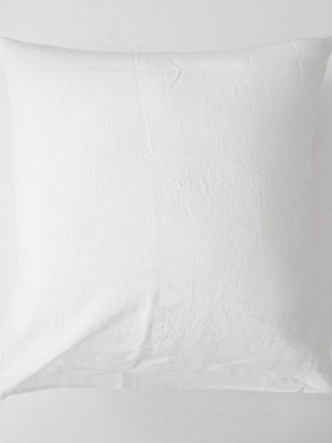 Linen Euro Pillowcase, Off White