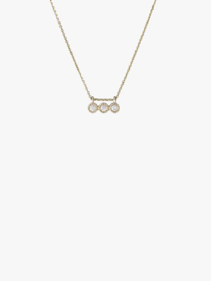 3 Diamond Necklace