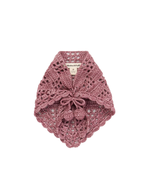 Misha And Puff Crochet Kerchief · Winter Cream