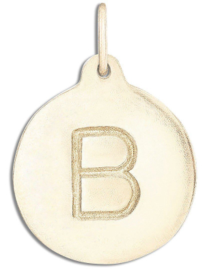 "b" Alphabet Charm