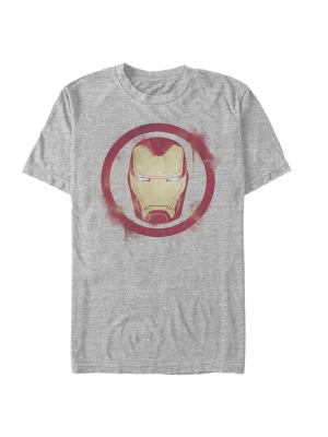 Men's Marvel Avengers: Endgame Smudged Iron Man T-shirt