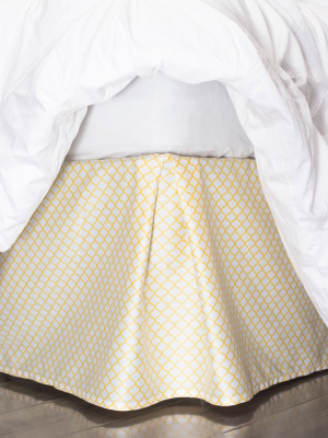 Yellow Cloud Bed Skirt