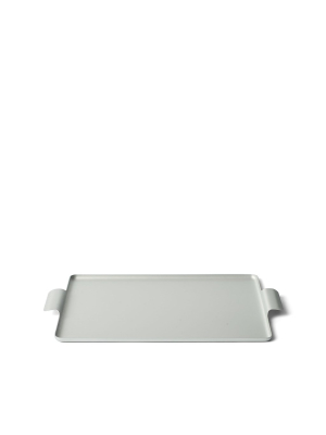 Pressed Tray In Silver 11 X 14.5