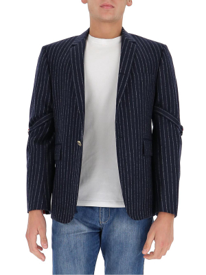 Thom Browne Chalk Stripe Armband Blazer