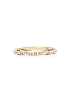 Ef Collection 3 Sided Diamond Eternity Band